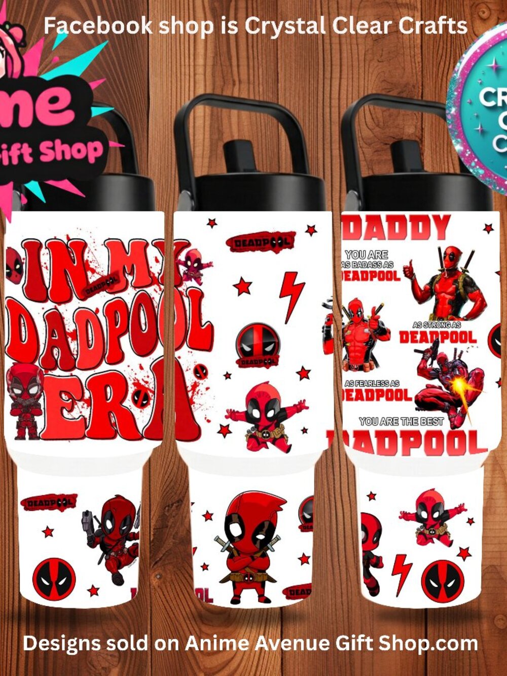 Deadpool 30oz Stainless Steel Tumbler